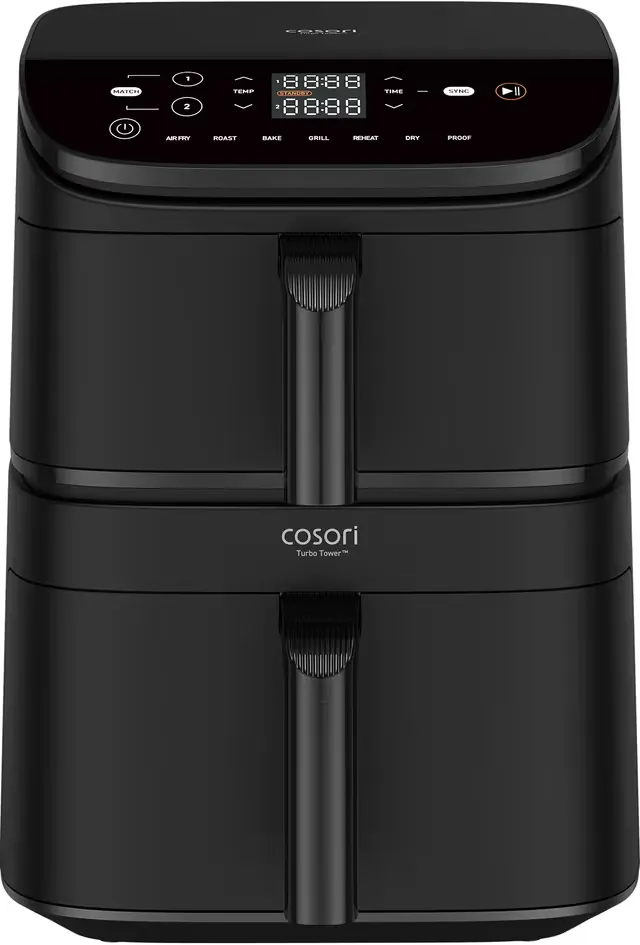 Cosori Turbo Tower KAAPAFCSNEU0244Y airfryer (sort)
