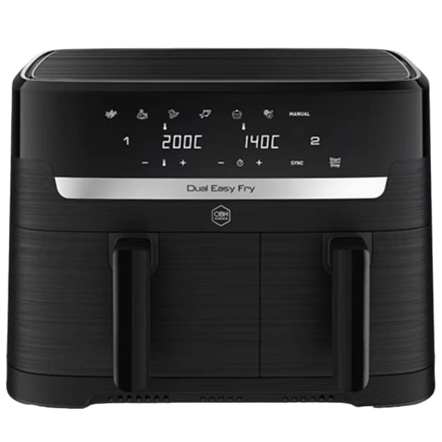Easy Fry Dual airfryer 8,3 l, svart